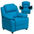 thumbnail image 1 of Bowery Hill Kids Recliner in Turquoise, 1 of 5