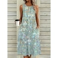 thumbnail image 4 of Printed Vest Dress with Pockets- the Perfect Summer Style for Fashionable Women, 4 of 7