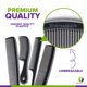 thumbnail image 2 of Set de peines MARS WELLNESS profesional de 4 piezas, negro, 2 of 7
