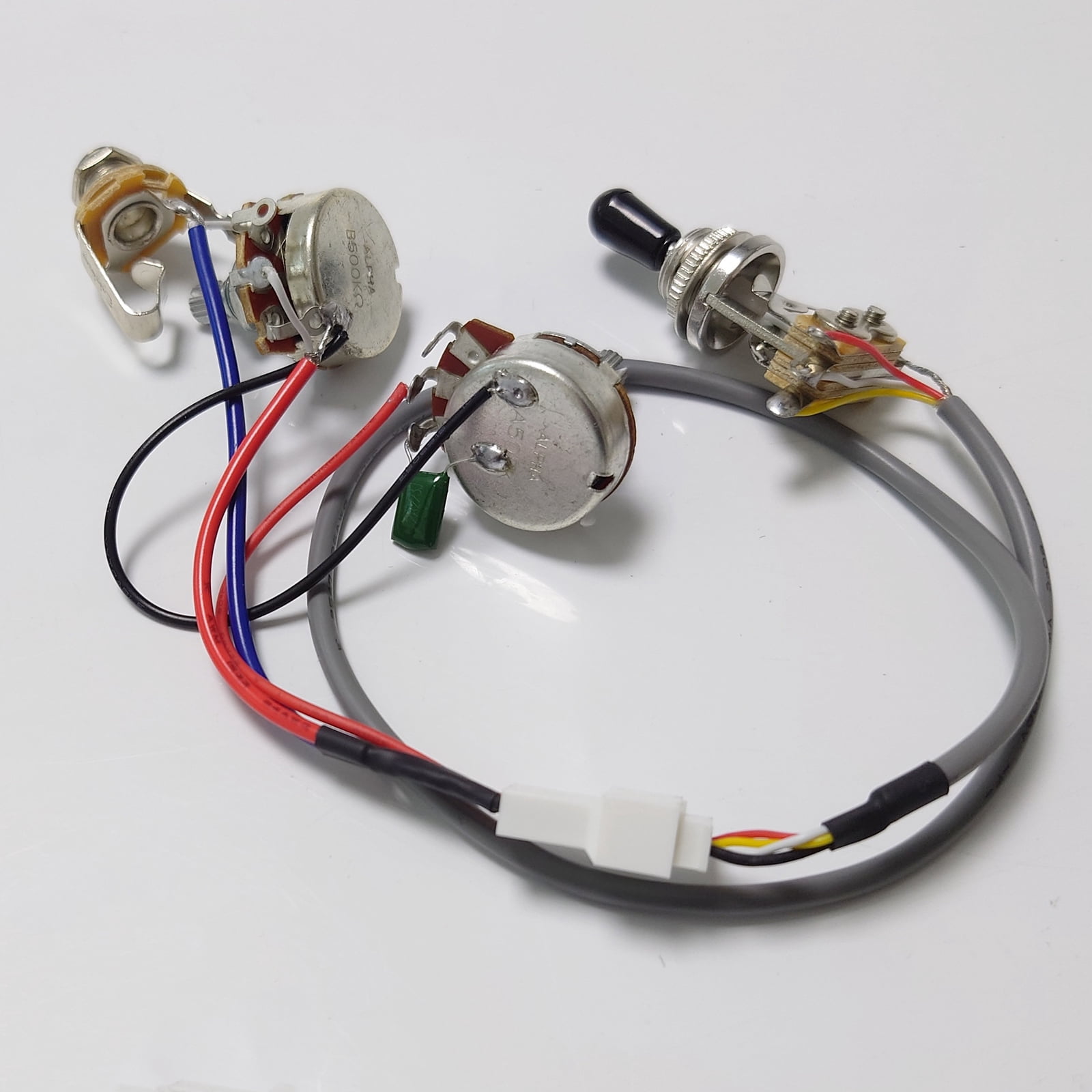 Wilkinson Guitar Alnico 5 Humbucker Pickups, 4C, with 1V1T Wiring Harness for Les Paul Style Electric Guitar