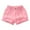 Pink, variant on BLVB Toddler Baby Girls Solid Ripped Hem High Waist Jeans Summer Cute Kids Denim Shorts with Pocket 1-16 Years