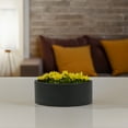 thumbnail image 6 of WGV Black Ceramic Cylinder - 8" Wide x 4" Height, Good quality, Heavy Weighted Base - 1 Pc, 6 of 7