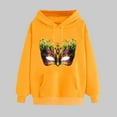 thumbnail image 2 of VBTAPA Mardi Gras 2025 Hoodies for Women Carnival Mask Printed Long Sleeve Drawstring Hooded Sweatshirt Novelty Holiday Pullover Hoodie with Kangaroo Pocket Yellow L, 2 of 6