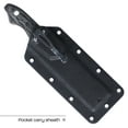 thumbnail image 3 of CRKT Razel Fixed Blade Knife with Sheath: D2 Blade Steel with Plain Edge, Micarta Handle, 4037, 3 of 6