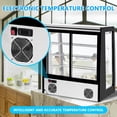 thumbnail image 4 of Aoile Commercial Countertop Refrigerator Display Case 6.9 Cu. Ft with Interior LED Lighting & Rear Sliding Door, 4 of 8