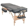 thumbnail image 3 of vidaXL 3-Zone Folding Massage Table 10 cm Thick Black, 3 of 5