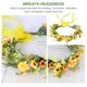 thumbnail image 2 of KAKOWELY Diadema con guirnalda floral para novia, accesorio de fotografía para fiesta de bodas, 2 of 5