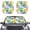 Colorful Tie-Dye, variant on Chririnla Retro Jazz Band Windshield Sunshade 2 Pieces Vintage Car Sun Cover Visor Universal Fit Folding UV Protection Automotive Interior Accessories Great for Summer Travel & Daily Parking