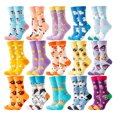 thumbnail image 2 of Women's Socks Spring New Creative Cartoon Animal Hedgehog Rabbit Cow Bee Tide Sock Cute Harajuku Fashion Fun Jacquard Stocking 12 35-42, 2 of 6