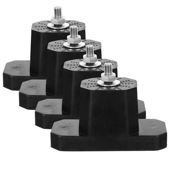 VERDANVERSE Vibration Isolation Pads Air Conditioner Pad Rubber 4Pcs