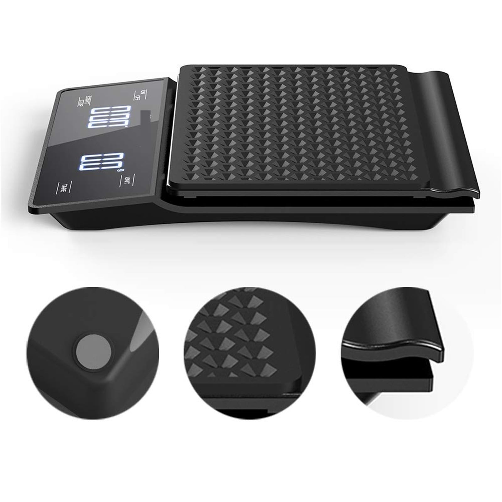Kitchen Coffee Scale Digital Multifunction Weighing Scale 3kg/0.1g LCD Display ,Precise Weight