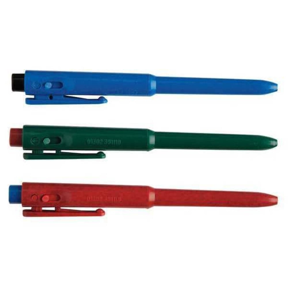 Detectapro Metal Detectable Retractable Pen, Red, PK25 RJPENRDRD