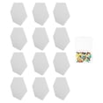 thumbnail image 5 of 12pcs Materiales de absorción de sonido prácticas alfombrillas de insonorización prácticas con pastillas (blanco), 5 of 5