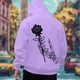 thumbnail image 1 of WILLBEST Sudaderas Deportivas para Hombre, Moda Informal, Jersey con Estampado De Rosas, Sudadera con Capucha De Manga Larga Grande, 1 of 5