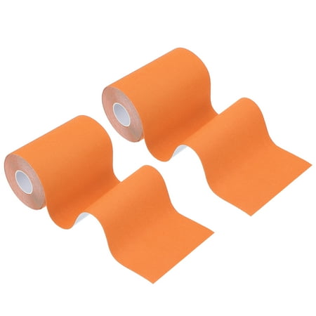 Uxcell Kinesiology Tape Adhesive Cotton Sports Muscle Support Tape Waterproof Elastic Tape for Knee Ankle Wrist Orange Uxcell Kinesiology Tape Adhesive Cotton Sports Muscle Support Tape Waterproof Elastic Tape for Knee Ankle Wrist Orange