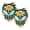 Multi-colored 2, variant on PhooArto Elephants Sunflower Pattern Dog Bandanas, 2 Pack Soft Washable Pet Scarf Triangle for Large Dogs Puppies and Cats