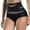 Black, variant on Shorts For Under Dresses Women Seamless Boyshorts Panties Chafing Underwear Shorts plus Size Clip And Zip Waist Trainer