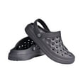 thumbnail image 3 of Joybees Varsity Clog - Lightweight & Soft Honeycomb Sandal - Charcoal (M11), 3 of 7