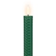thumbnail image 6 of Northlight LED Taper Flickering Flameless Honeycomb Christmas Candles - 9.5" - Green - Set of 2, 6 of 9