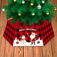 thumbnail image 4 of Cardboard Christmas Tree Ring, Christmas Tree Collar with Printed Snowflake, Willow Tree Skirt Base Stand for Christmas Tree Decorations, 4 of 5