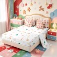thumbnail image 3 of Manfei Western Xmas Festive 7-Piece Twin Bedding,Cartoon Christmas Snowflake Bedding Comforter Set,Xmas Reversible, 3 of 7