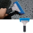 thumbnail image 3 of CATIEBYE 1Set Stainless Steel Squeegee for Ice Removal Snow Removal Water Removal on Car Maintenance 6.5*4.9*1.2in, 3 of 8