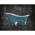 thumbnail image 3 of Grey, Jace 18x15 Black Modern Framed Museum Art Print Titled - Blue Bath, 3 of 5