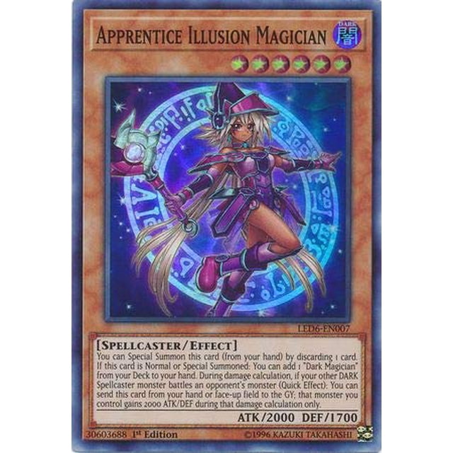 Yu-Gi-Oh! Apprentice Illusion Magician LED6-EN007 1.ª Ed.
