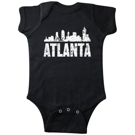

Inktastic Atlanta Skyline Grunge Gift Baby Boy or Baby Girl Bodysuit
