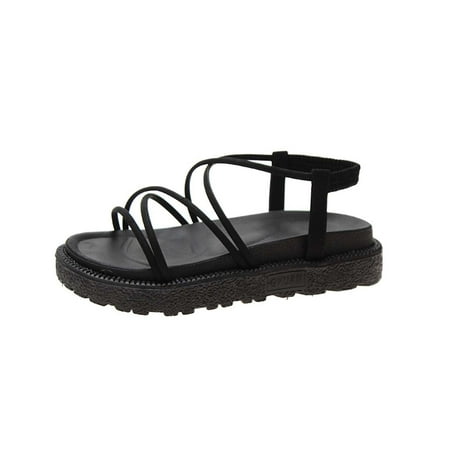 

Sentuca Women s Summer Platform Shoes Soft Sole Comfortable Roman Sandals
