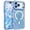 Blue, variant on DOMAVER Magnetic Glitter Case for iPhone 18 Pro Max Case / iPhone 17 Pro Max Case 6.9", MagSafe Compatible, Crystals and Camera Protector, Sparkly Protective Cover, Silver