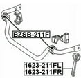 thumbnail image 2 of Febest FRONT LEFT STABILIZER LINK / SWAY BAR LINK # 1623-211FL OEM A2113204789, 2 of 2