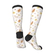 thumbnail image 5 of Lsque Funny Chicken Printed Crew Socks Men's Women's LightWeight Thin Casual Calf Socks ,Knee High Socks,Cotton Socks, 5 of 9