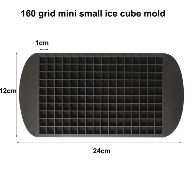 Bandeja para cubitos de hielo, molde de silicona para hacer cubitos de hielo con forma de 4/6/8 rejilla con tapa grande, molde para Barra de dulces, accesorios de cocina