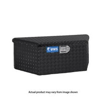 UWS/United Welding Services TBV-34-LP-BLK UWSTBV-34-LP-BLK 34" V-SHAPED LO-PRO UTILITY TRAILER BOX BLACK