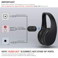 thumbnail image 6 of Wireless TV Headphones,Wireless Headphones for TV Watching with 2.4G RF Transmitter(Support Optical, 3.5mm AUX, RCA Audio Out),Wireless Over-Ear Stereo Headset 100ft Range YP078, 6 of 9