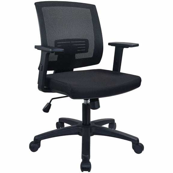 Lorell, Soho Mid-back Task Chair, 1 Each