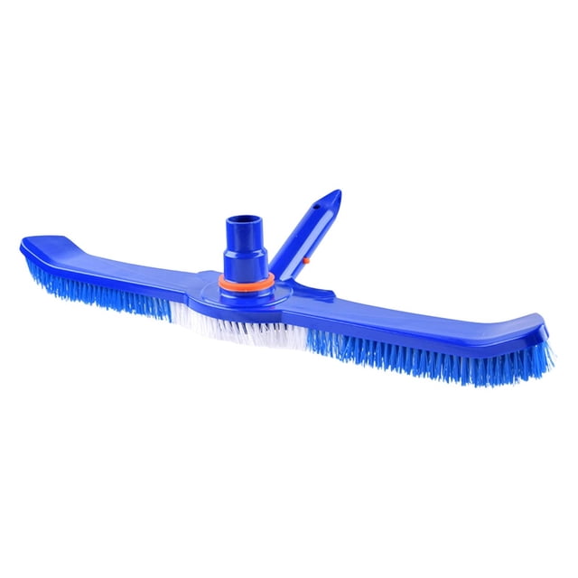 Pool Brush Head For Inground Pools 20 In Aluminum Frame With Nylon Bristles Compatible With Standard Pool Poles