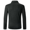 thumbnail image 2 of Geeksport Men's 3 Button Quick Dry Long Sleeve Performance Polo Shirts, 2 of 6