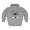 thumbnail image 1 of TSmartArt @ Walmart. Bunny. Unisex Heavy Blend™ Zip Hoodie. Adult S-3XL, 1 of 2