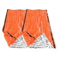thumbnail image 2 of Reayehane Emergency Sleeping Bags For Sierramadre Sleeping Bags For Adults Cold Weather And Portable Tiny Expanded Size 84" L X 36" (Orange ), 2 of 4