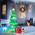 Coolmade 7 ft Inflatable Christmas Tree with Star and Gift Boxes
