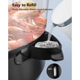 thumbnail image 4 of Electric Food Steamer with 3 Tiers, 13.7QT BPA-Free Steam Cooker, 800W Fast Cooking, 60-Minute Timer, Ideal for Veggies Seafood Rice, 4 of 6