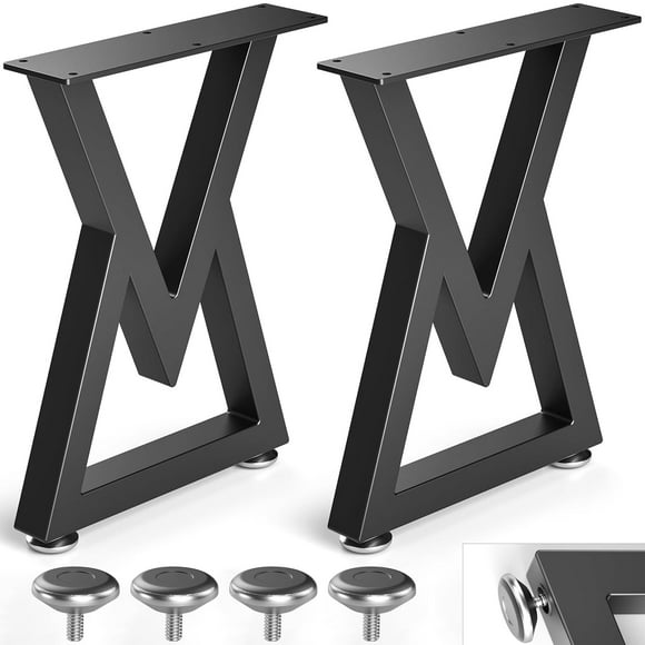 Patas de mesa de café Likapop de metal, 41 cm, con forma de diamante