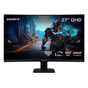 GIGABYTE 27 inch QHD 2K 1440P 180Hz Curved Gaming Computer Monitor 122% sRGB GS27QCA