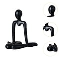 thumbnail image 6 of WLPZXP Thinker Abstract Sculpture Figure Statue Collection Decorative Figurine Tabletop Black, 6 of 9