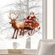 thumbnail image 3 of Uuiauoio Christmas Decor, Christmas Window Clings, Snowflake Window Stickers Decals with Santa Claus Reindeer, PVC Xmas Decorations Clings for Holiday Party Decorations Accessories, 3 of 6