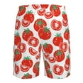 thumbnail image 6 of Naloa Hand Drawn Tomatoes Men's Beach Shorts, Surfing shorts, Swim trunks, Quick Dry Swim Trunks for Surfing Beach Fun - X-Large, 6 of 9