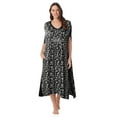 thumbnail image 6 of Layla Women’s Sleepwear 46” Knit Caftan, XS-5X, 6 of 6