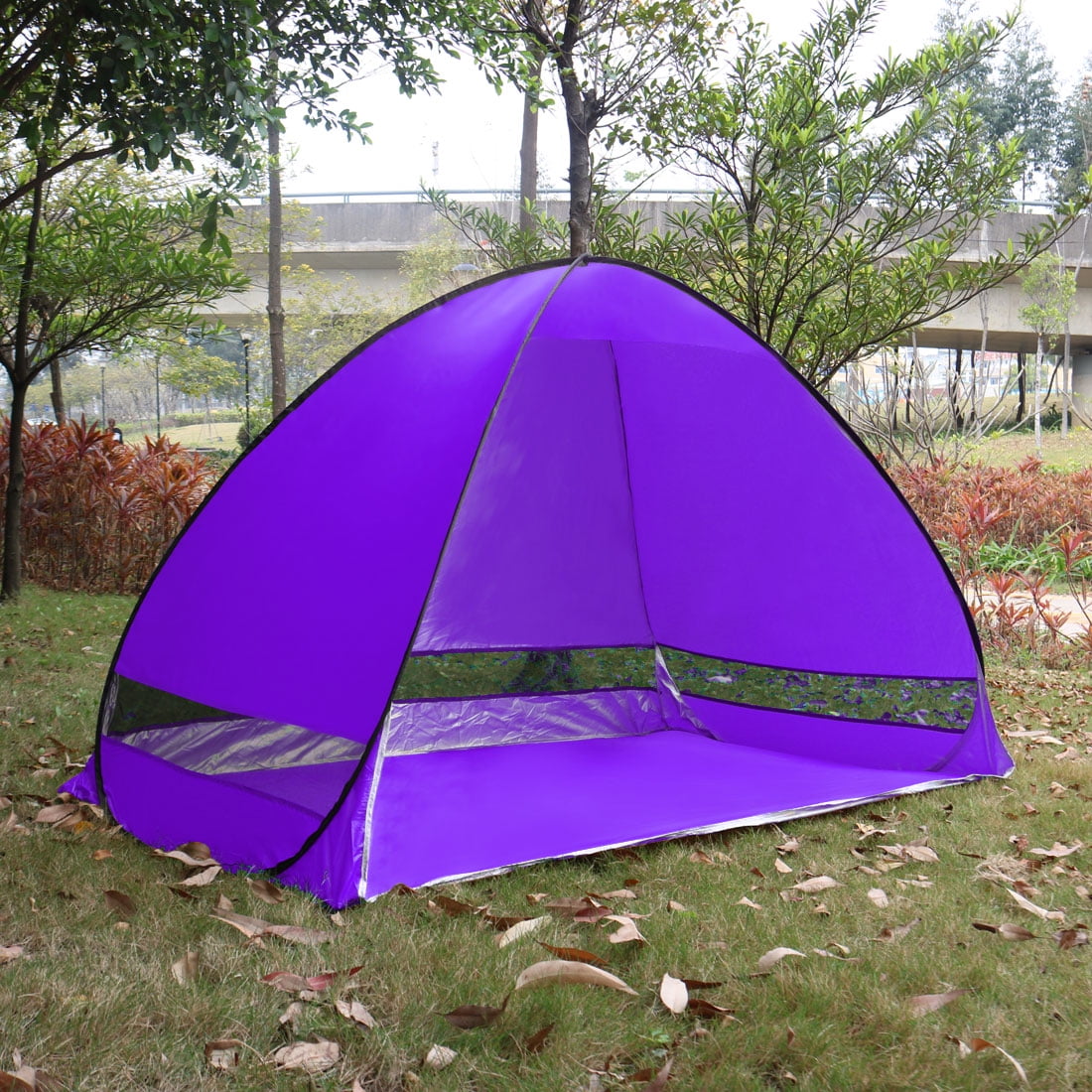 Pop Up Beach Garden Anti-UV Portable Tent Beach Shade Sun Shelter Camping Tent 
